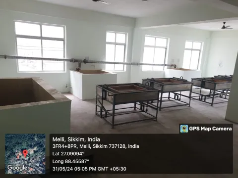मेल्ली, नामची, सिक्किम में हस्तनिर्मित कागज़ इकाई