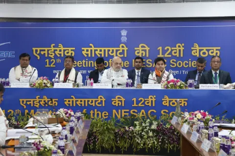गृह मंत्री श्री अमित शाह ने त्रिपुरा के मुख्यमंत्री डी.