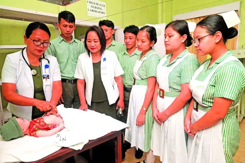 कॉलेज ऑफ़ नर्सिंग - सिनोड हॉस्पिटल, डर्टलांग, मिज़ोरम