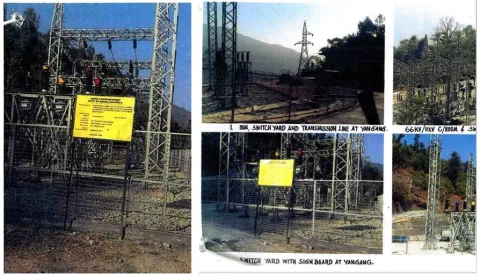 132-66kV स्विचयार्ड से सेंट्रल तक ट्रेन लाइन का निर्माण