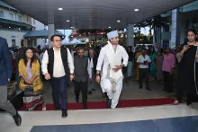 Union Minister, DoNER Sh. Jyotiraditya M. Scindia is seen wi