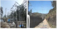 Construction of 33kV line, 33-11kV substation, 11kV lines, 11-0.4kV Distribution substation and LT lines in Kohima, Nagaland.