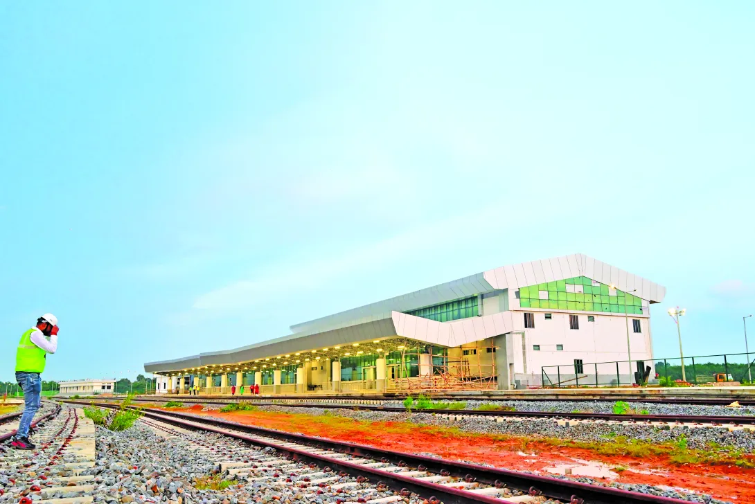Construction of Agartala-Akhaura new rail link project (Leng