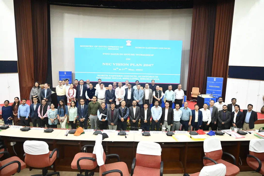 A group photograph of all participants of NEC Vision Worksho