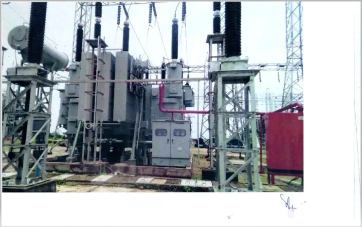 Installation of 220-132kV, 100MVA Auto Transformer at Agia (